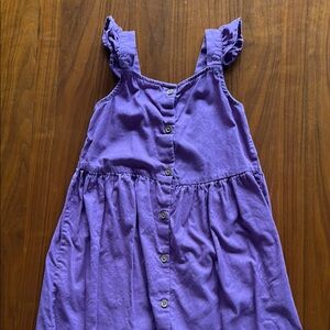 Purple Button-Down Dress